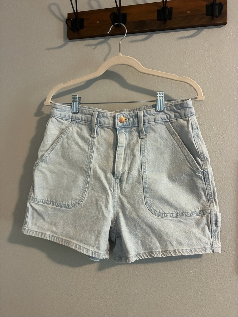 Universal Thread Light Blue Denim Utility Shorts